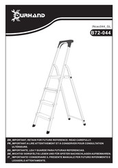 DURHAND B72-044 Manual De Instrucciones