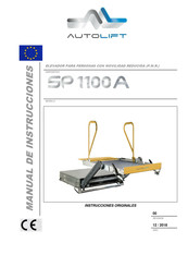 AUTOLIFT SP 1100A Manual De Instrucciones