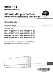 Toshiba MMK-AP0057HP-E1 Manual Del Propietário