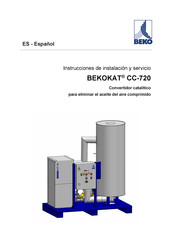 Beko BEKOKAT CC-720 Instrucciones De Instalación Y Servicio