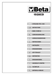 Beta 1928CD Manual De Instrucciones