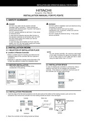 Hitachi PC-P2HTE Manual De Instalacion Y Uso