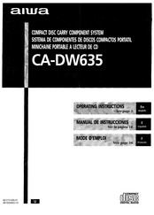 Aiwa CA-DW635 Manual De Instrucciones