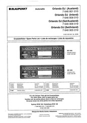 Blaupunkt 7 646 906 019 Manual Del Usuario