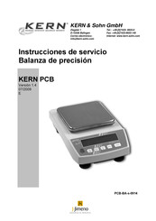 KERN PCB 160-3 Instrucciones De Servicio