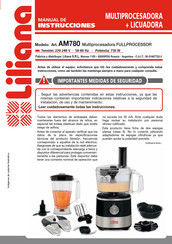 Liliana AM780 Manual De Instrucciones