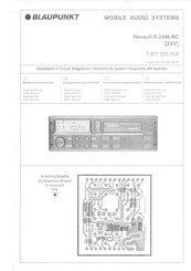 Blaupunkt 7 607 005 008 Manual Del Usuario