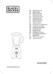 Black and Decker BXJB1000E Instrucciones De Uso