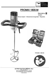 Altrad PROMIX 1800-M Manual Original