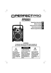 perfect pro PP0501 Instrucciones De Manejo