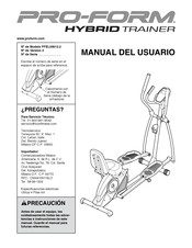 Pro-Form PFEL03812.2 Manual Del Usuario