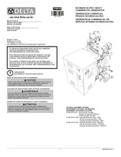 Delta 5COM12-PAC-612-240-01 Manual