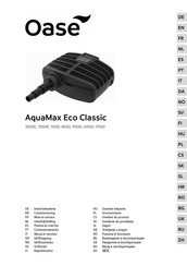 Oase AquaMax Eco Classic 14500 Manual