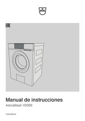 ZUG AdoraWash V2000 Manual De Instrucciones