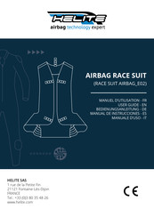 Helite RACE SUIT AIRBAG_E02 Manual De Instrucciones