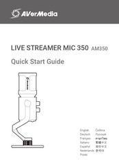 Avermedia LIVE STREAMER MIC 350 Guia De Inicio Rapido