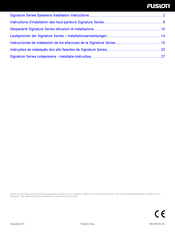 Fusion Signature SG-FL77SPC Instrucciones De Instalación