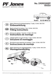 PF Jones 19090500PF Instrucciones De Montaje