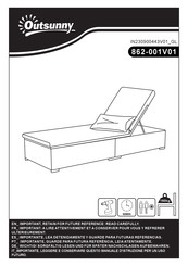 Outsunny 862-001V01 Manual De Instrucciones