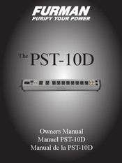 Furman PST-10D Manual