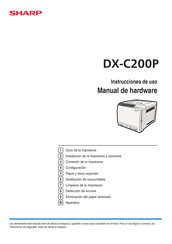 Sharp DX-C200P Instrucciones De Uso