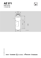 Bosch Thermotechnik AZ 271 Manual Del Usuario