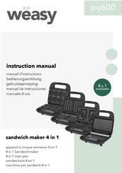 weasy joy600 Manual De Instrucciones