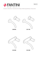 Fantini Rubinetti NICE 6502S009SB+4400M011A Instrucciones