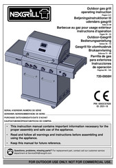 Nexgrill 720-0958H Instrucciones De Operación