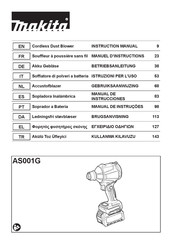 Makita AS001GZ Manual De Instrucciones