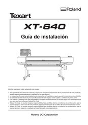 Roland Texart XT-640 Guia De Instalacion