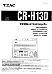 Teac CR-H130 Manual Del Usuario