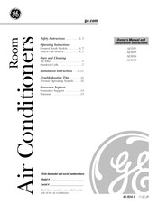 GE AET05 Manual Del Propietario E Instrucciones De Instalación