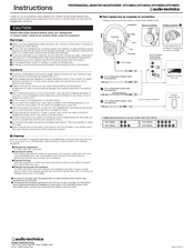 Audio-Technica ATH-M50 STS-USB Serie Instrucciones