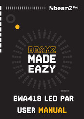 Beamz Pro BWA418 LED Par Manual Del Usuario