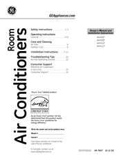 GE AHH06 Manual Del Propietario E Instrucciones De Instalación