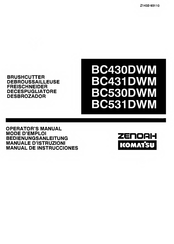 ZENOAH KOMATSU BC531DWM Manual De Instrucciones