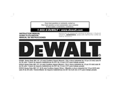 DeWalt DC815 Manual De Instrucciones