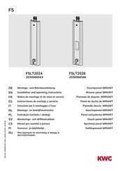 KWC MIRANIT F5LT2026 Instrucciones De Montaje Y Servicio