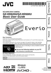 JVC Everio GZ-HD500U Guia Basica Del Usuario