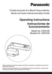 Panasonic EW3109 Instrucciones De Funcionamiento