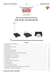 WUNDER RB-L Manual De Instrucciones