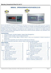 METROLOGY B3 Manual De Operación