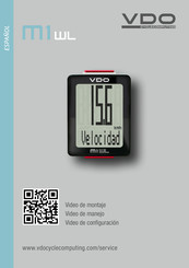 VDO Cyclecomputing M1 WL Manual Del Usuario