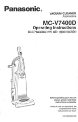 Panasonic MC-V7400D Instrucciones De Operación