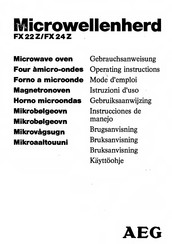 AEG FX 24 Z Instrucciones De Manejo