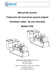 REITZ KXE Manual Del Usuario