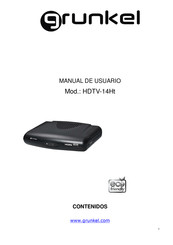 Grunkel HDTV-14Ht Manual Del Usuario