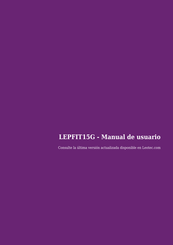 Leotec LEPFIT15G Manual De Usuario