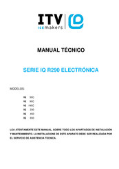 Itv Ice Makers IQ Serie Manual Tecnico